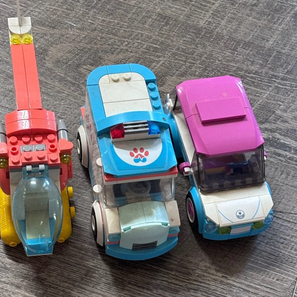 LEGO Friends Vehicle Lot Helicopter Ambulance Car Pet 41692 41445 41443 Sets
